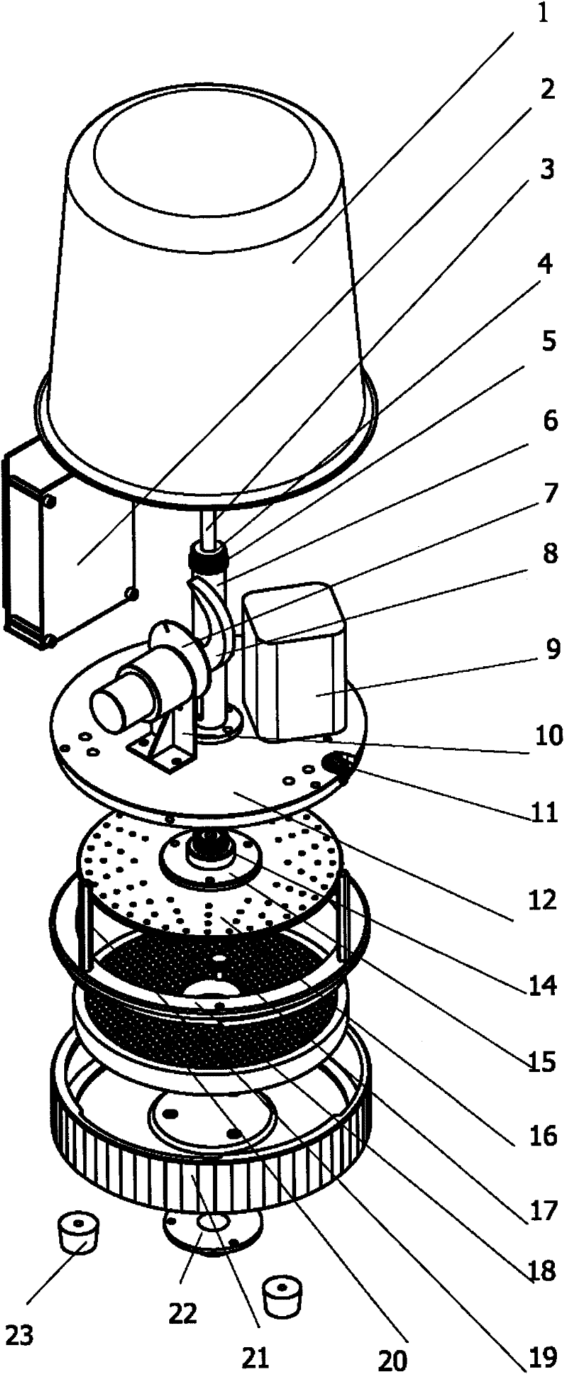 Portable full-automatic fly catcher