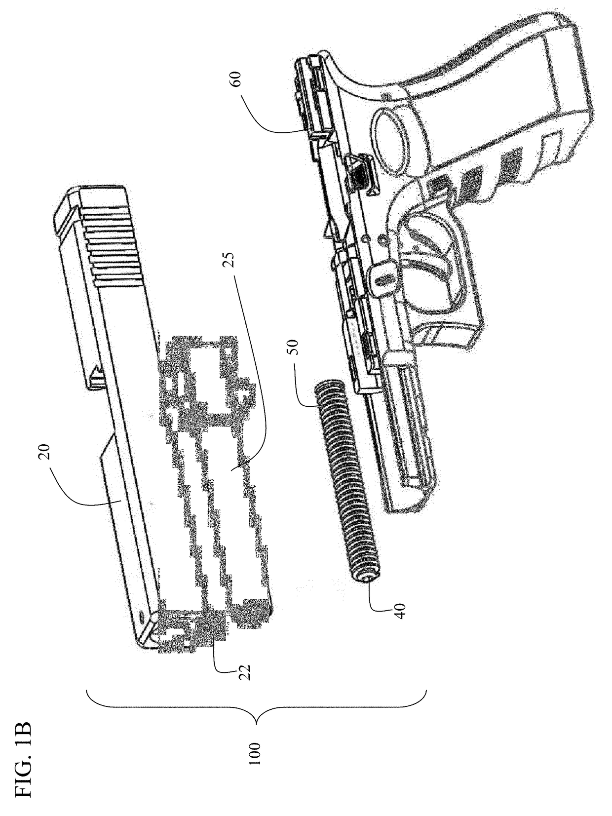 Handgun slide to frame adapter