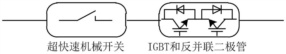 Converter station with rl-type superconducting current limiter and DC circuit breaker and its DC fault handling strategy