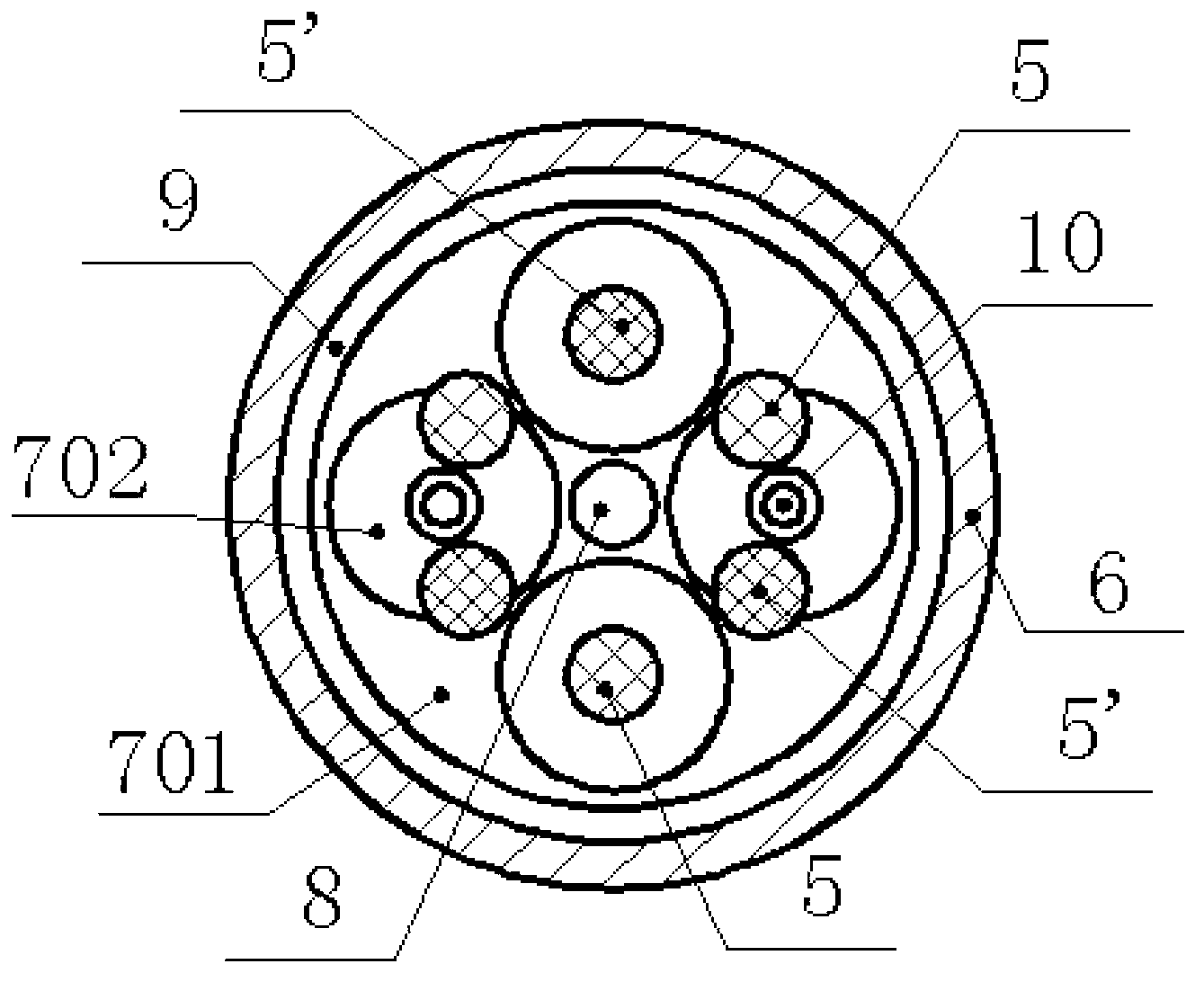 Piezoelectric power-generation device for supplying power for rail vehicle bearing monitoring system