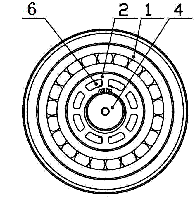 Highly efficient heat dissipation motor rotor structure