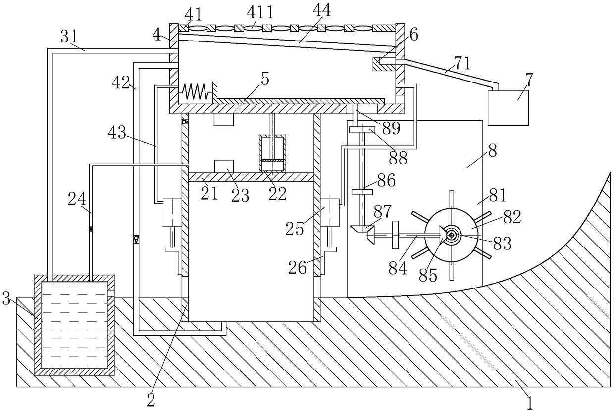 Seawater evaporation and desalination system