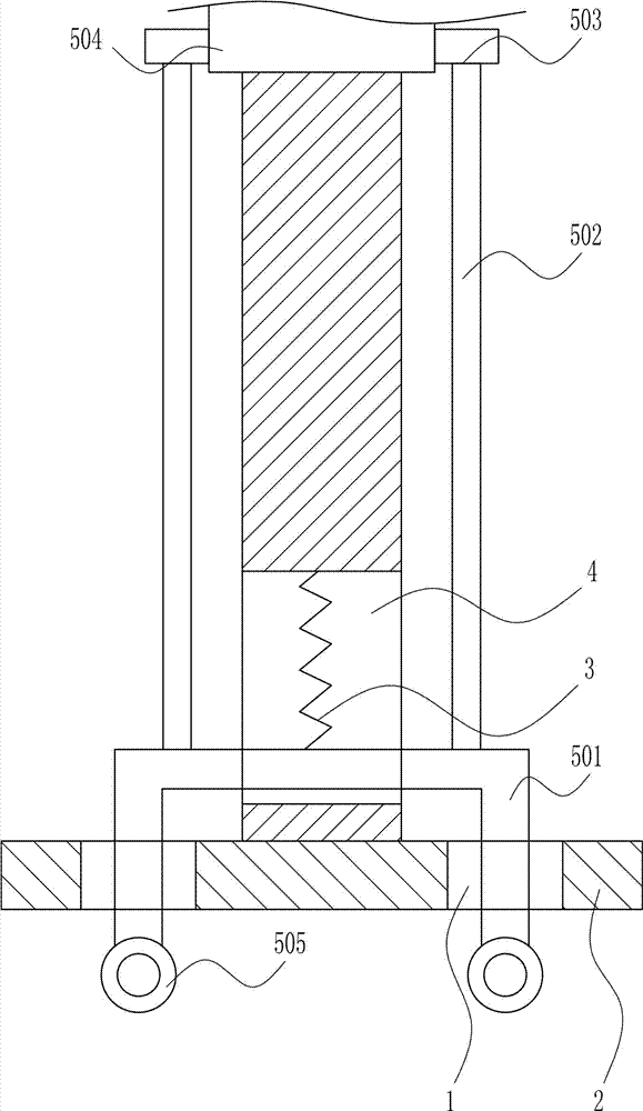 Medical movable infusion bottle hanging support