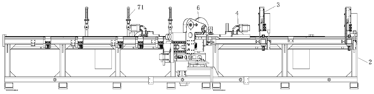 Decorative moulding sawing machine