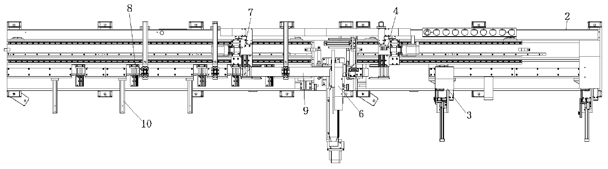 Decorative moulding sawing machine