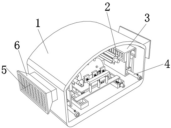 A protection component of a heater for a vehicle compartment