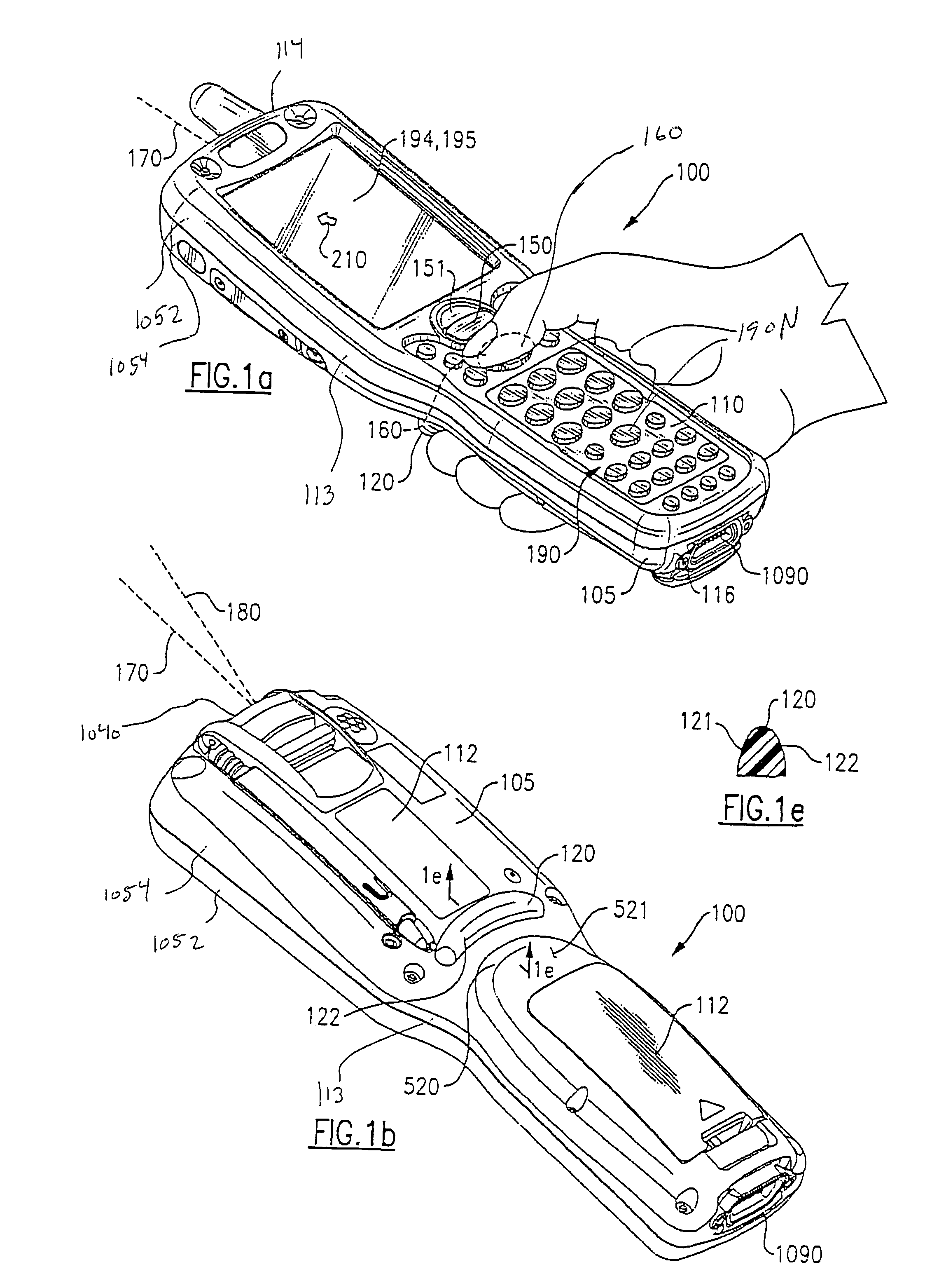 Hand held computer device