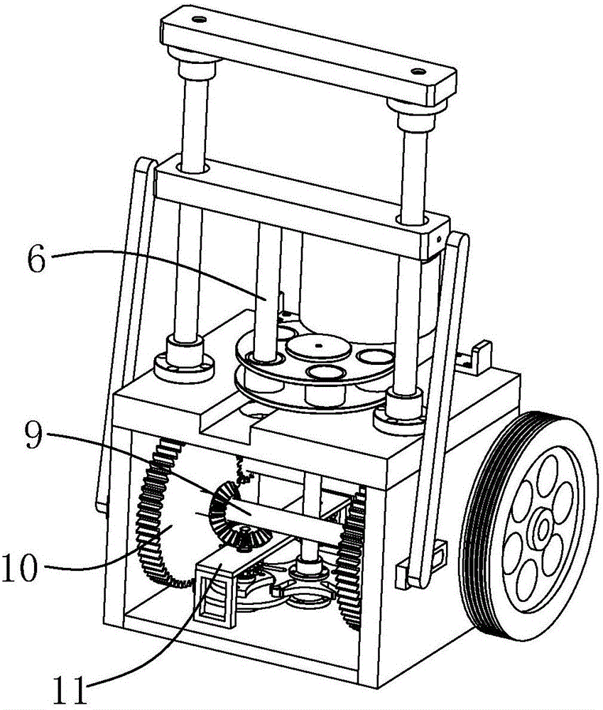 Municipal landscaping seedling soil processing apparatus