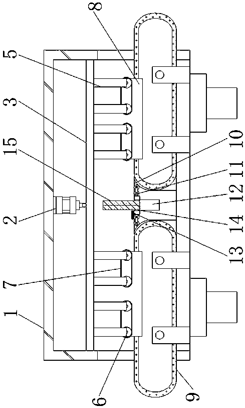 Iron sheet cutting device convenient to fix and cutting method thereof