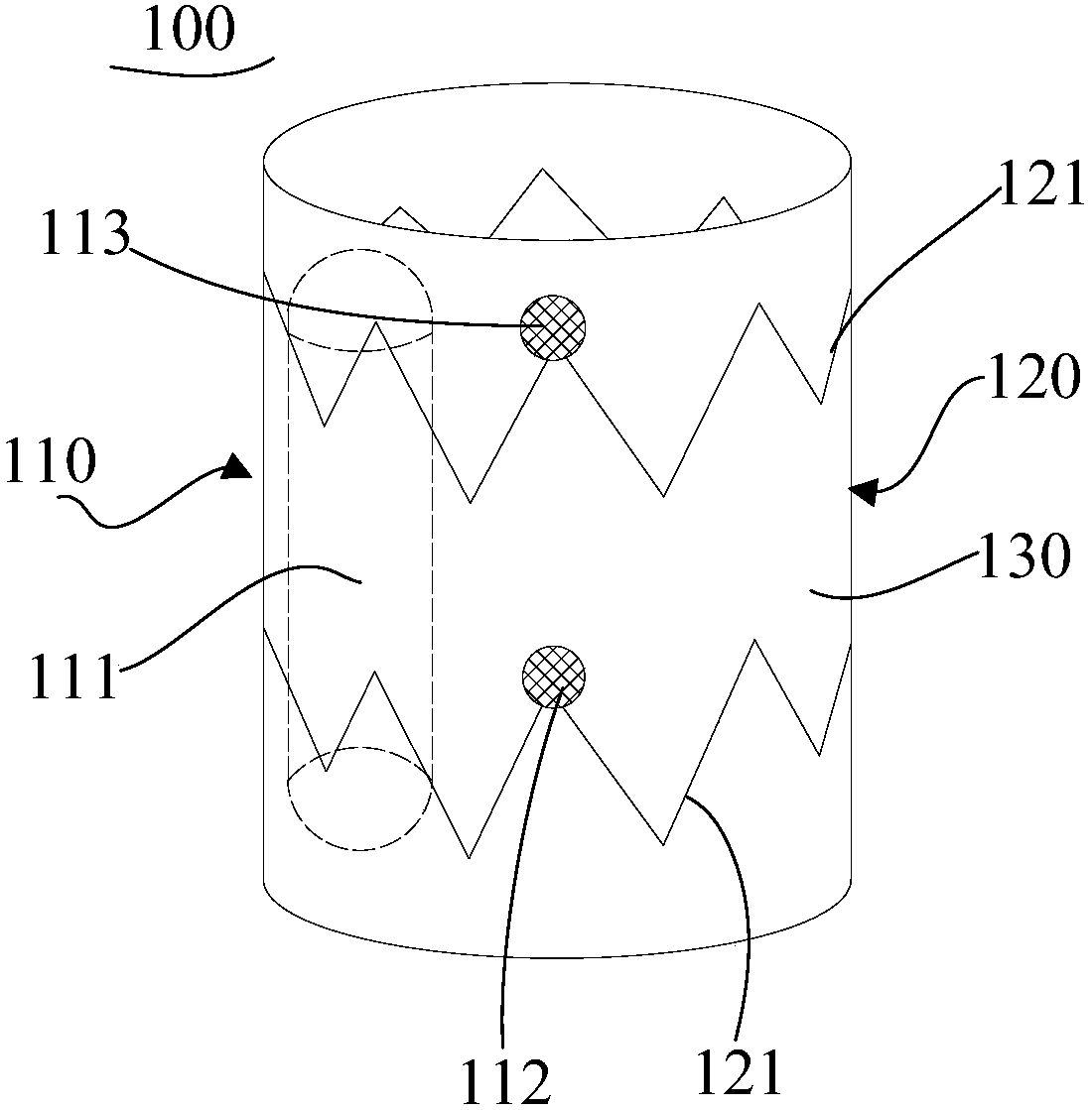 Heart pacing device, and fixing method and conveying system thereof