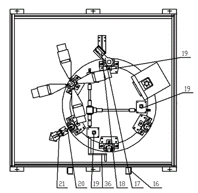 Automobile shock absorber connecting rod and locating sleeve welding and detection all-in-one machine