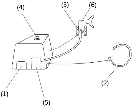 Jet type aerosol inhalation system realizing intelligent medicine control