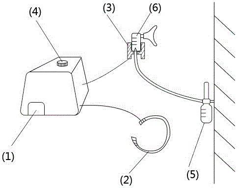 Jet type aerosol inhalation system realizing intelligent medicine control