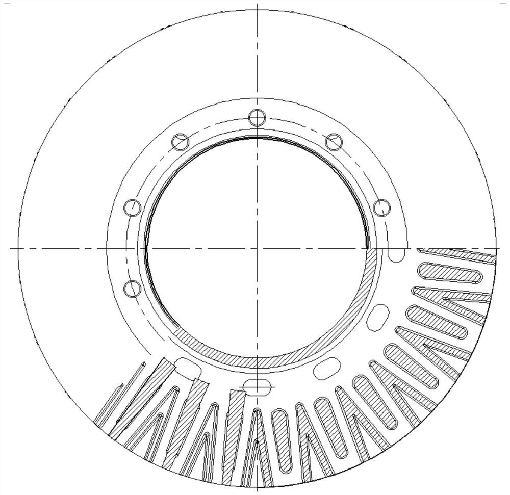 Novel brake disc for trailer axle