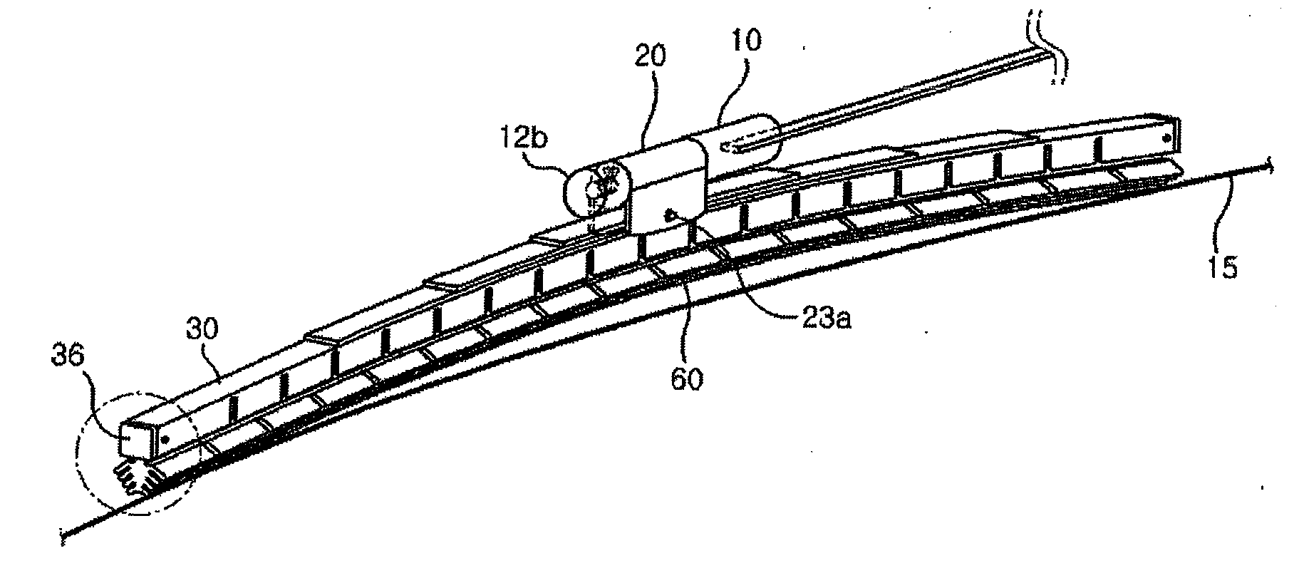 Wiper having tilting multi-blade