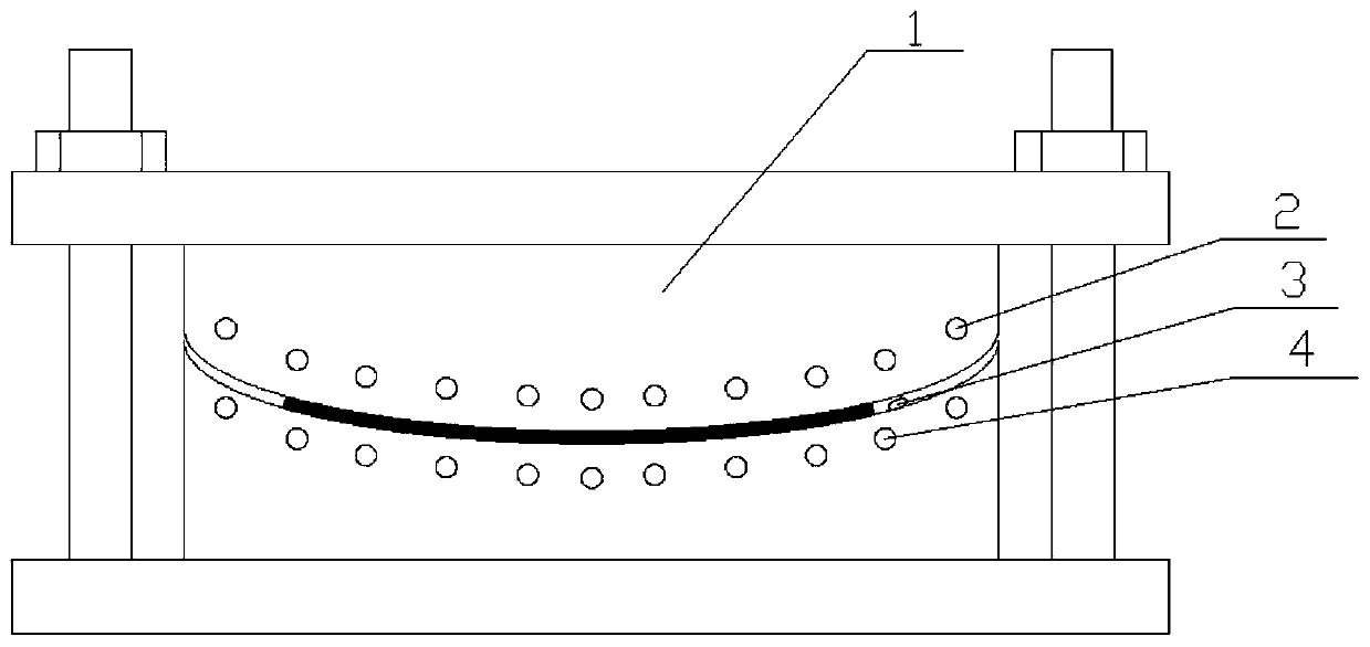 Plate cold and hot rapid circulation age forming method and device