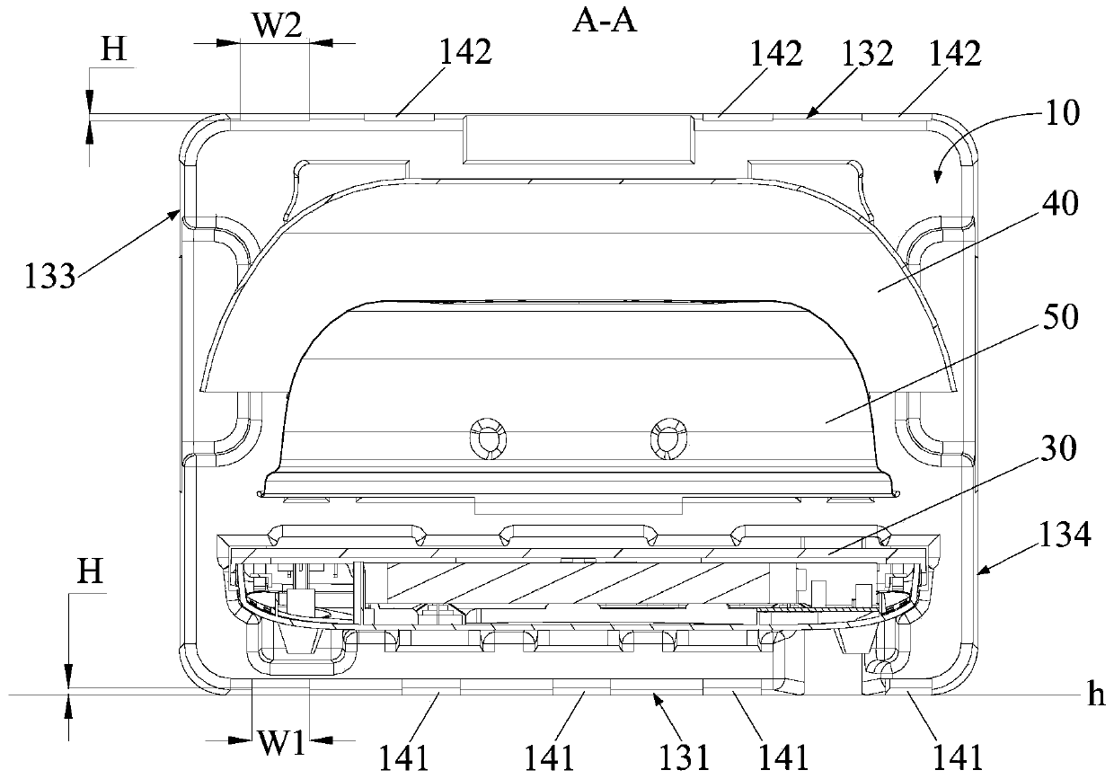 Packaging liners and home appliance components for home appliances