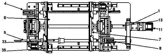 Full-automatic overturn plate positioning mechanism