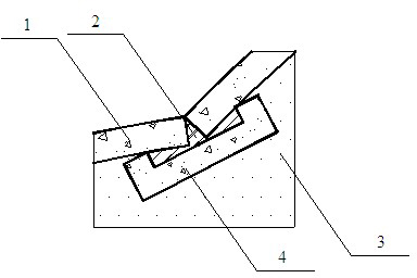 Arched combined faceplate for earth-rock dam and construction method thereof