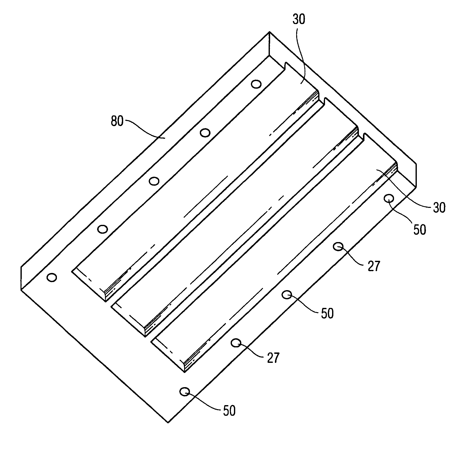 Marine knife block for mounting on boats and marine vessels