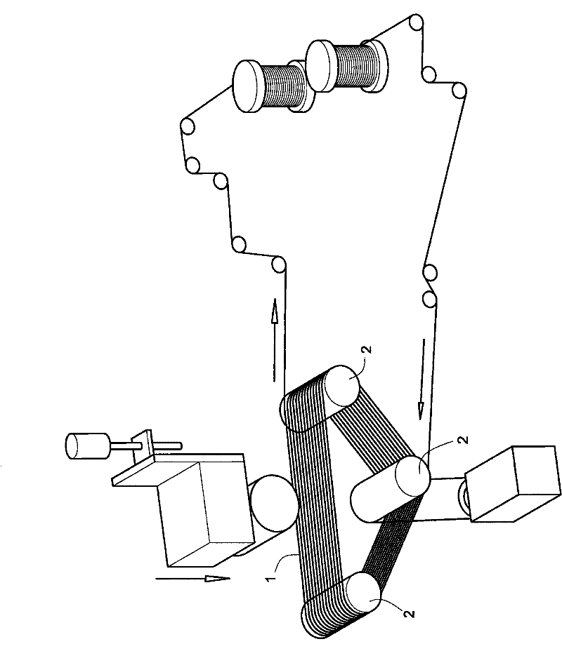 Cooling device for diamond-wire cutting system