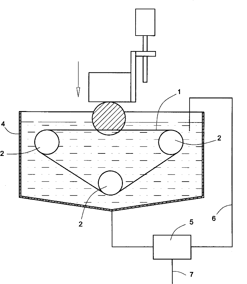 Cooling device for diamond-wire cutting system