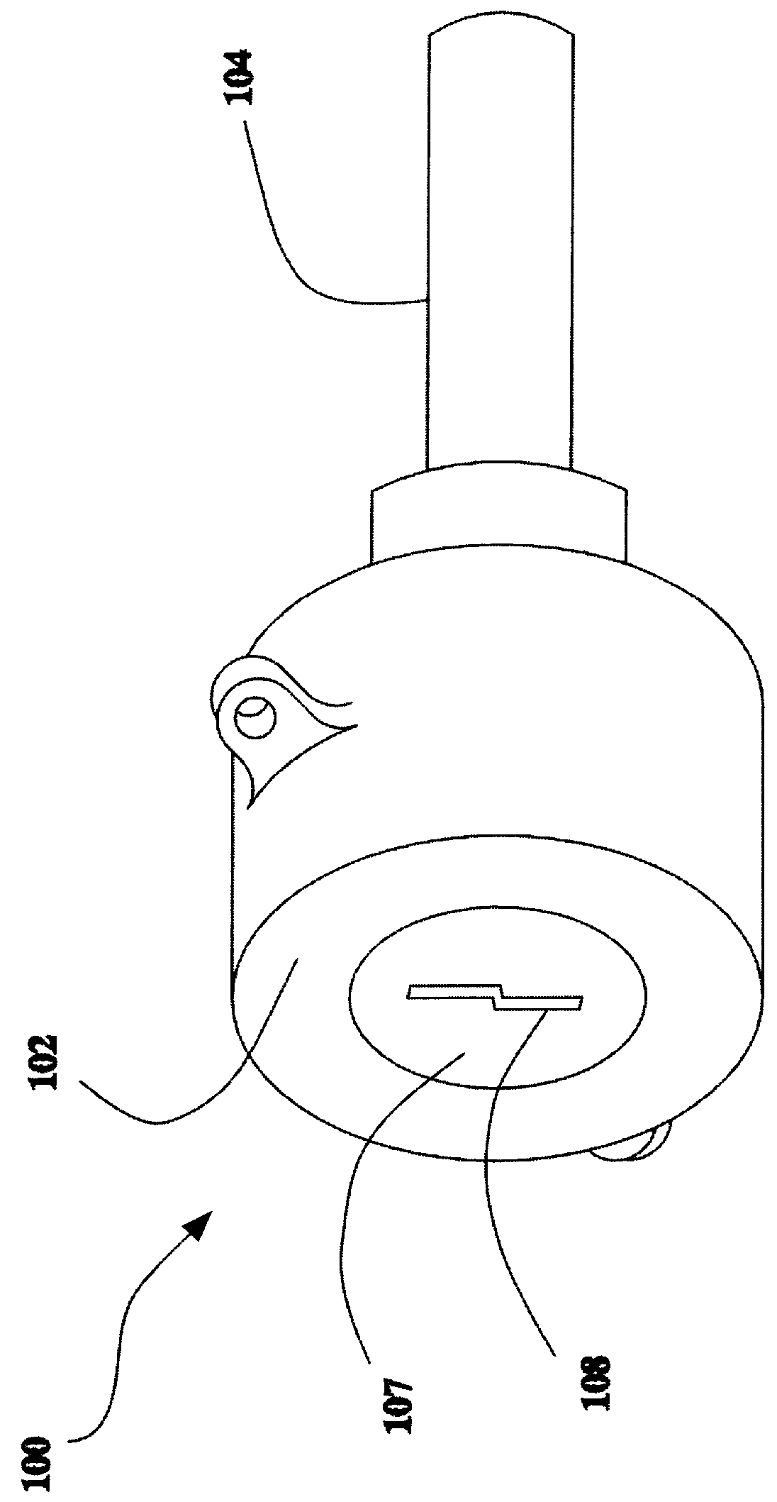 Key operated rotary switch for disabling an automobile air bag supplemental restraint system