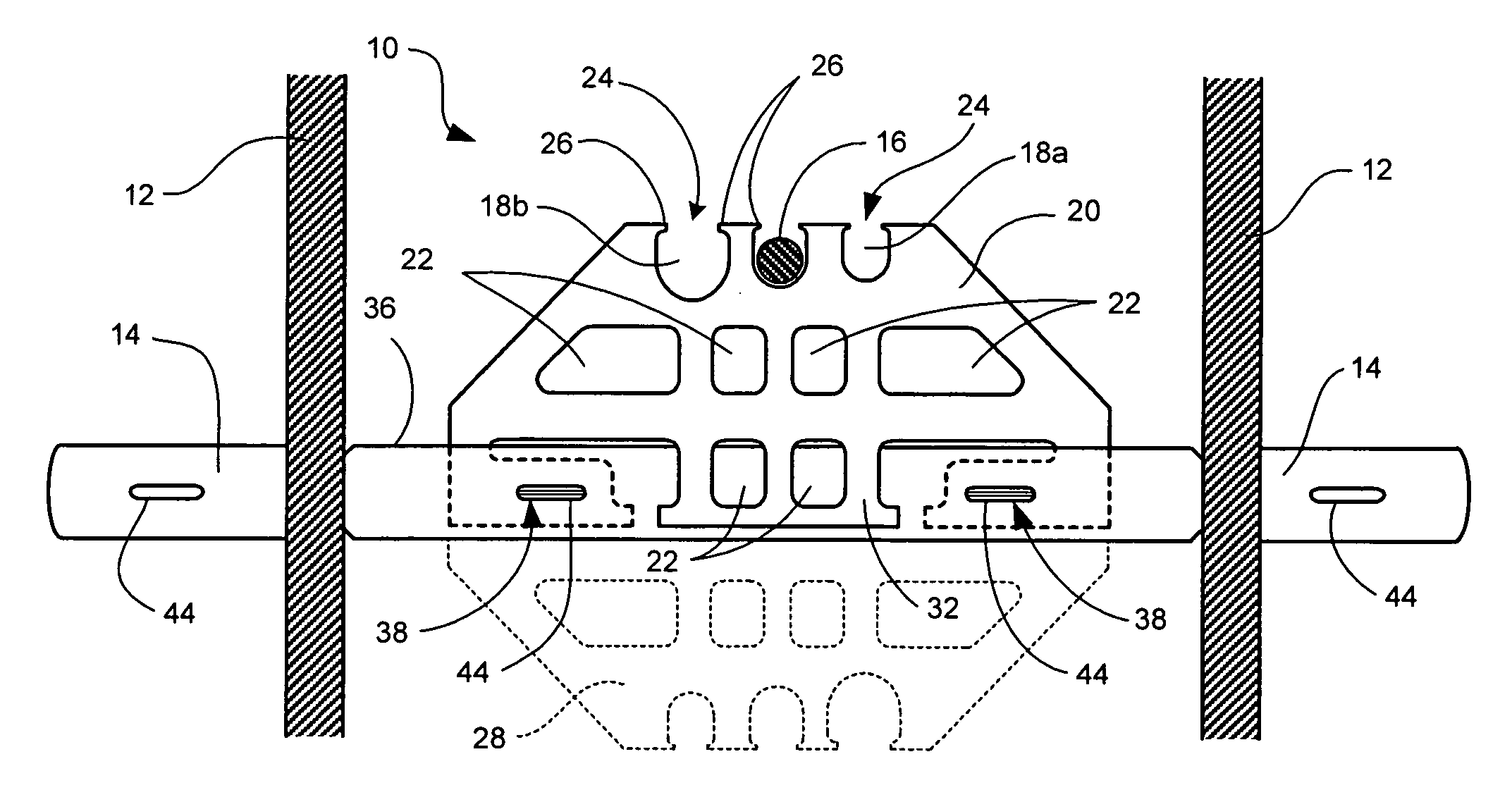 Rebar spacer and method