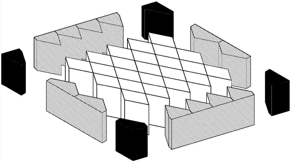 Automatic generating method of three-dimensional woven composite hexahedron finite element model