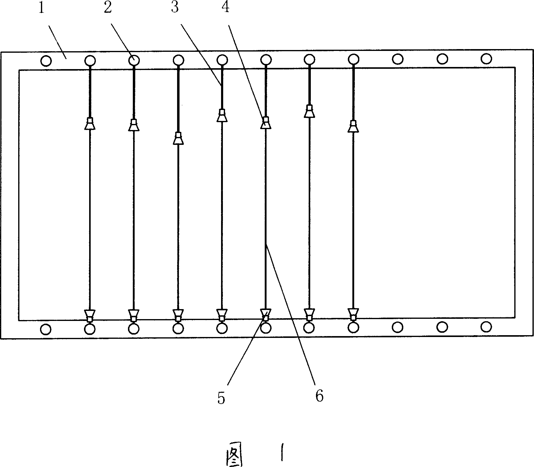 Method for producing nutria tendon tissue medical suture and straining device for the same