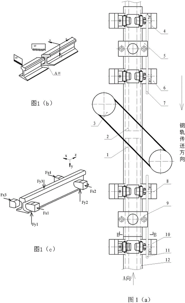 Sawing device and control method for horizontal single-slope seamless welded surface of rail