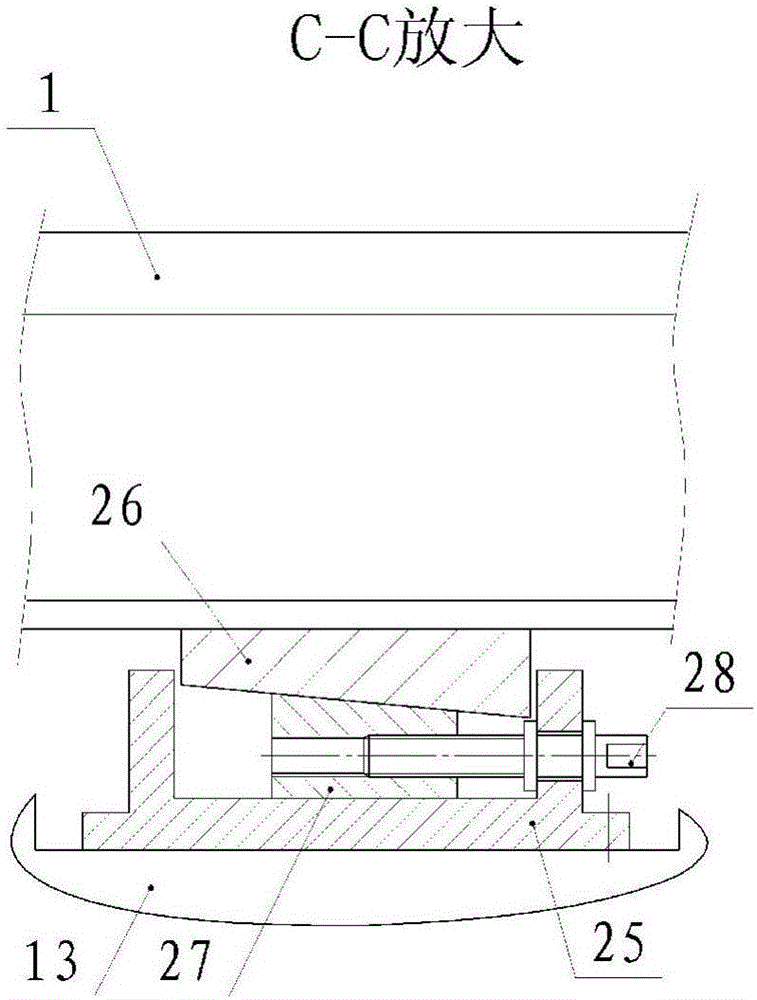 Sawing device and control method for horizontal single-slope seamless welded surface of rail