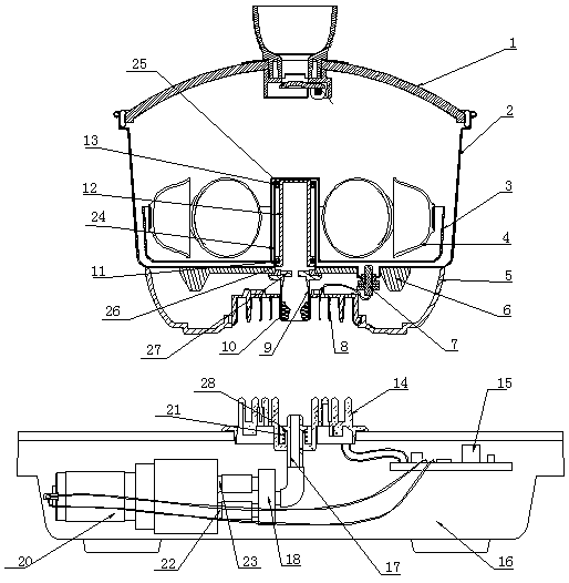 Automatic disinfecting cookware