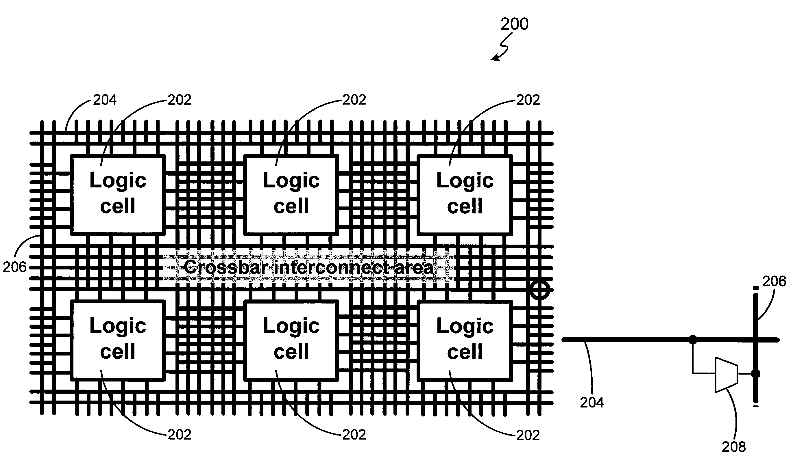 Programmable logic circuit and method of using same