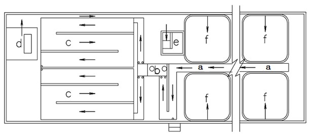 Industrial circulating seawater aquiculture system