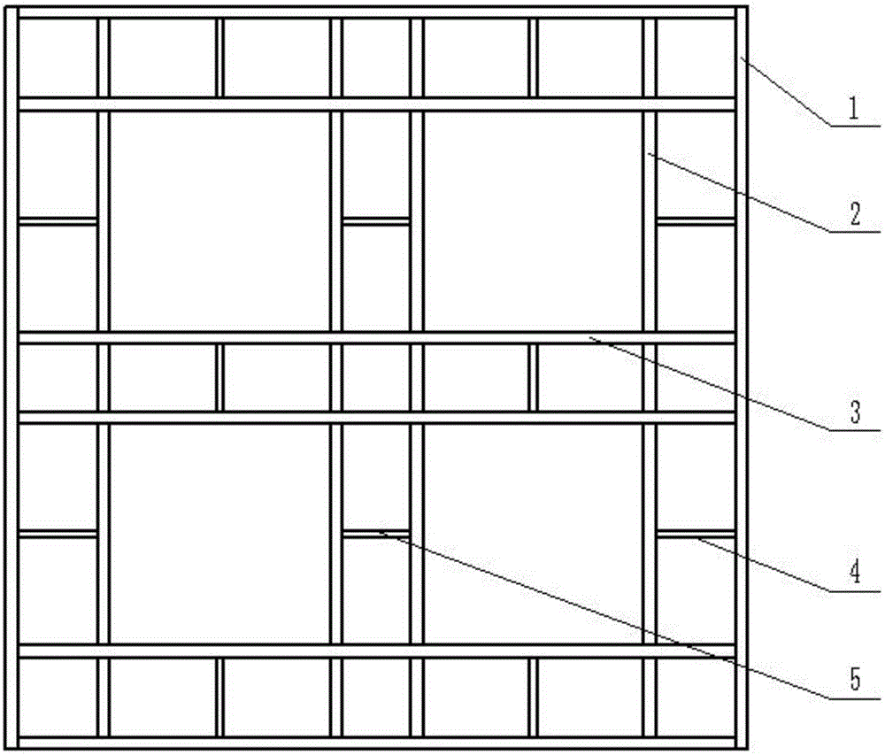 Wave-resisting net cage framework