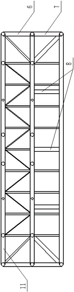 Wave-resisting net cage framework