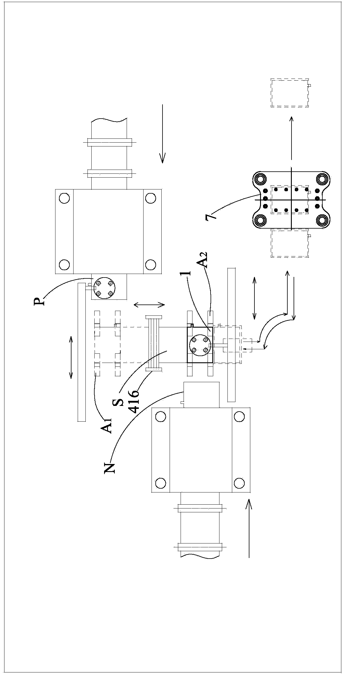 Laminated battery cell preparation device