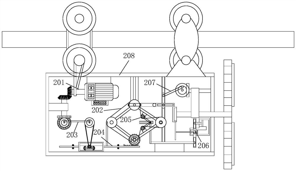 A device for removing foreign matter from charged high-voltage lines