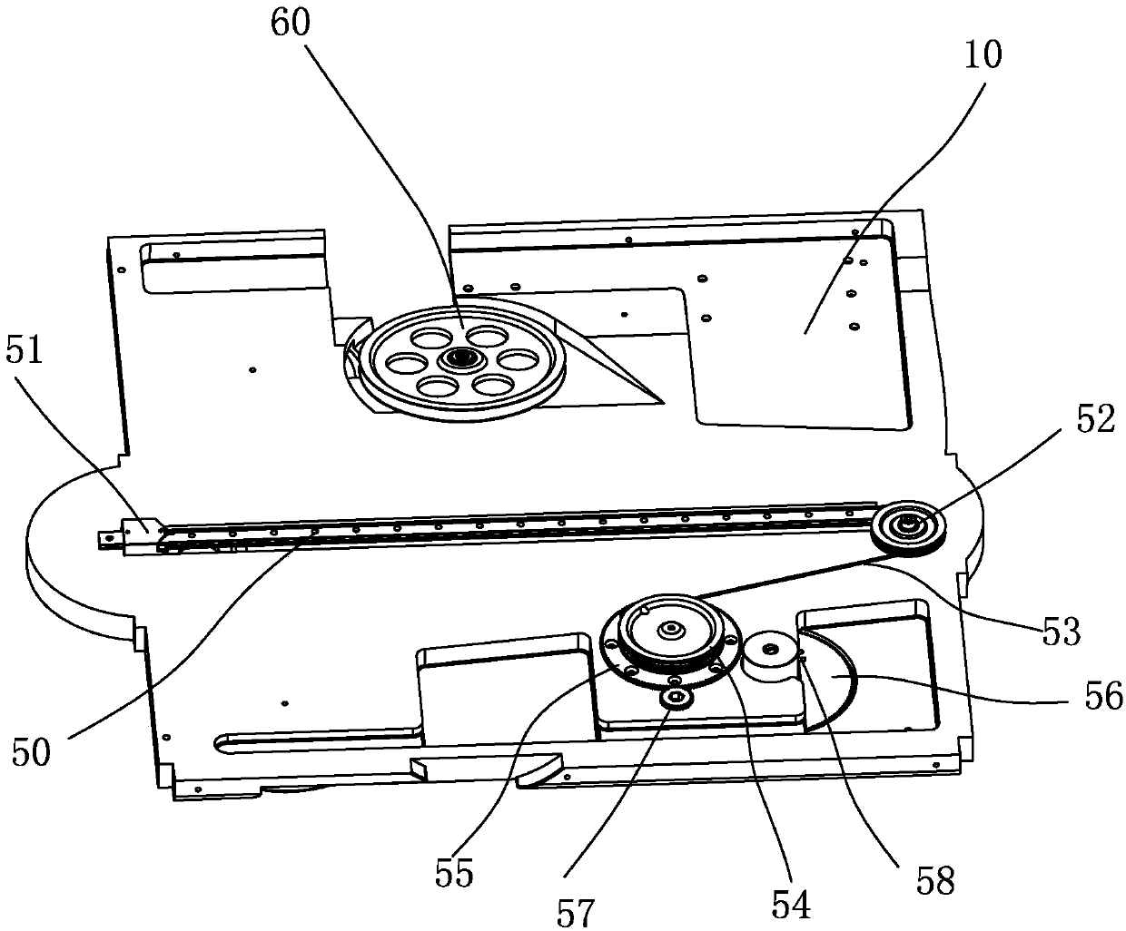 Take-up and pay-off buffering structure for mooring unmanned aerial vehicle and working method thereof