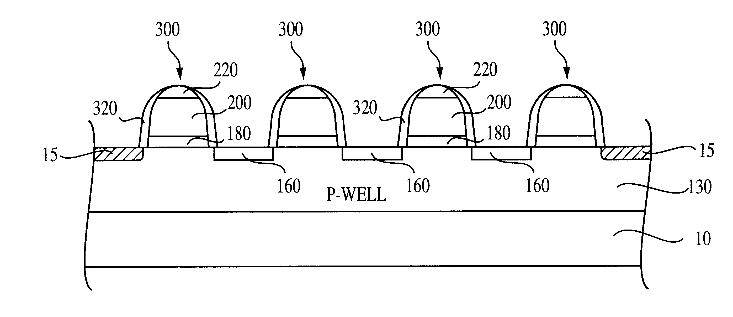 Method for making shallow trenches for isolation