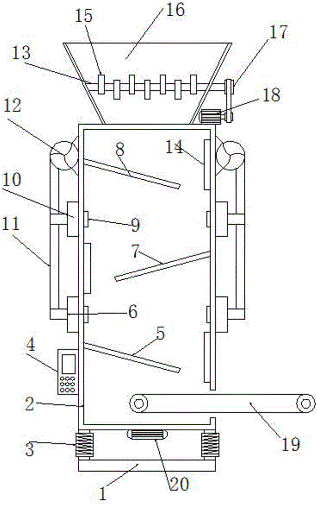 Novel anti-blocking tea drying machine