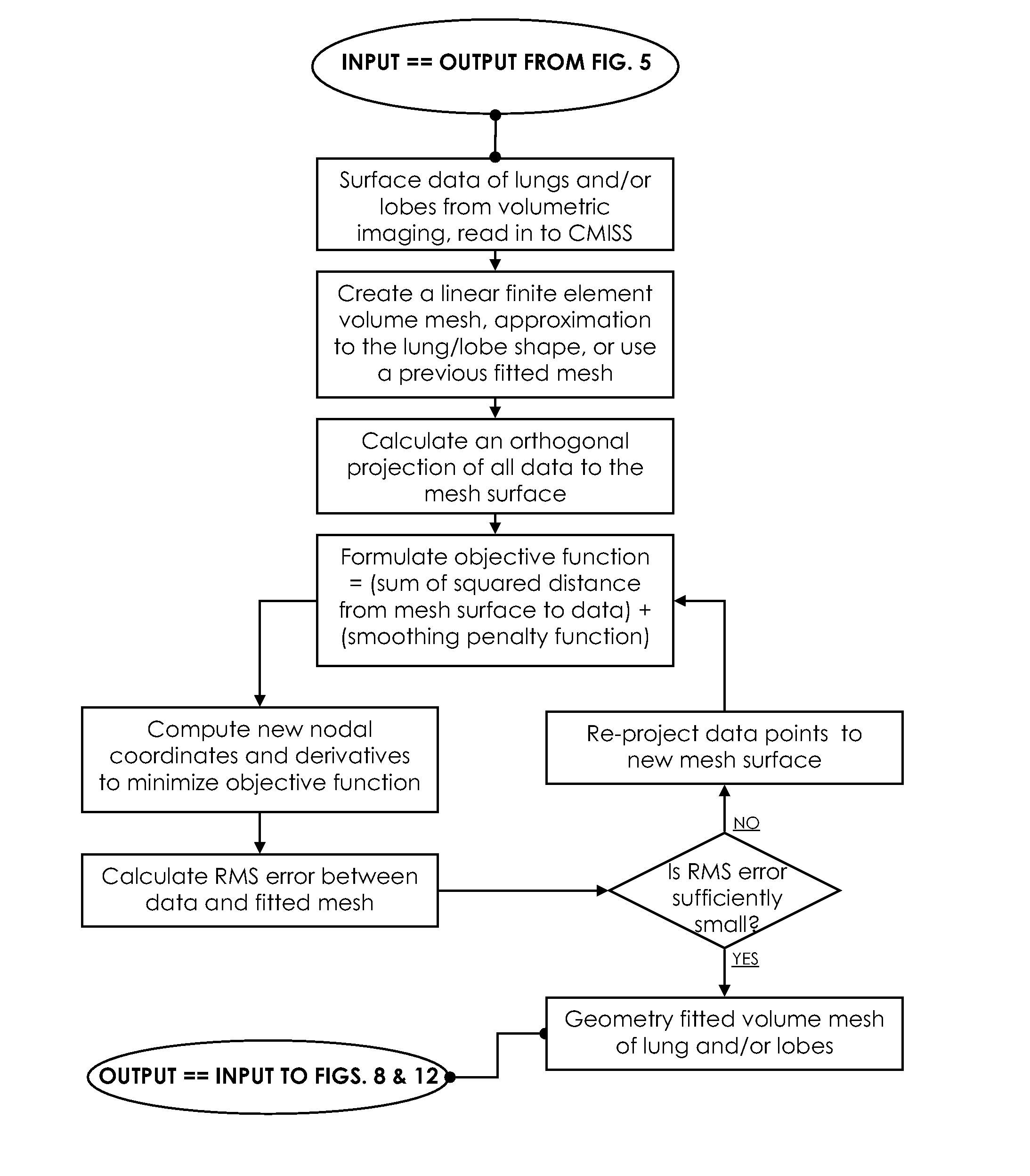 Method for multi-scale meshing of branching biological structures