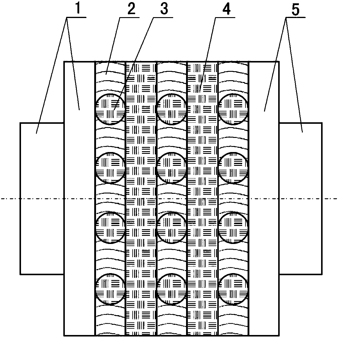 A gapless force transmission coupling device that can generate shear deformation in a supergravity field