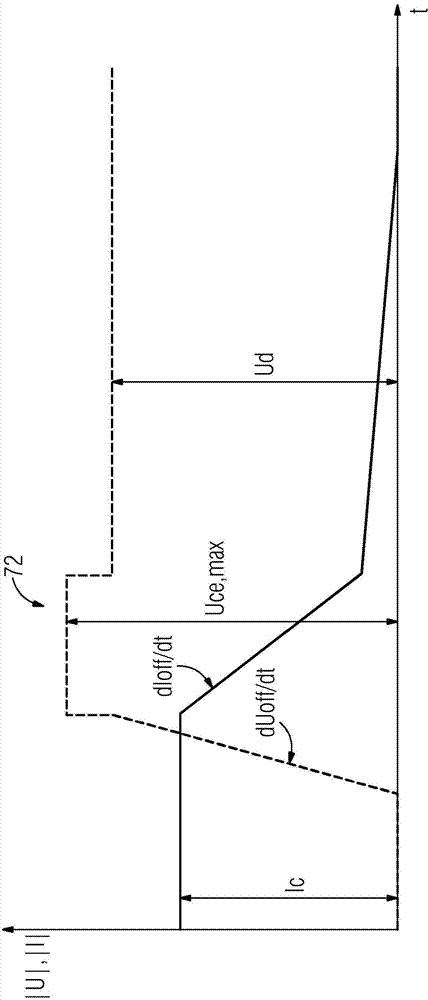 Circuit arrangement for switching a current, and method for operating a semiconductor circuit breaker