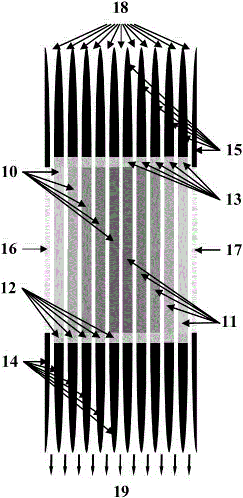 Ytterbium-doped yttrium aluminium garnet multislab laser amplifier based on graded doping and cryogenic helium gas cooling