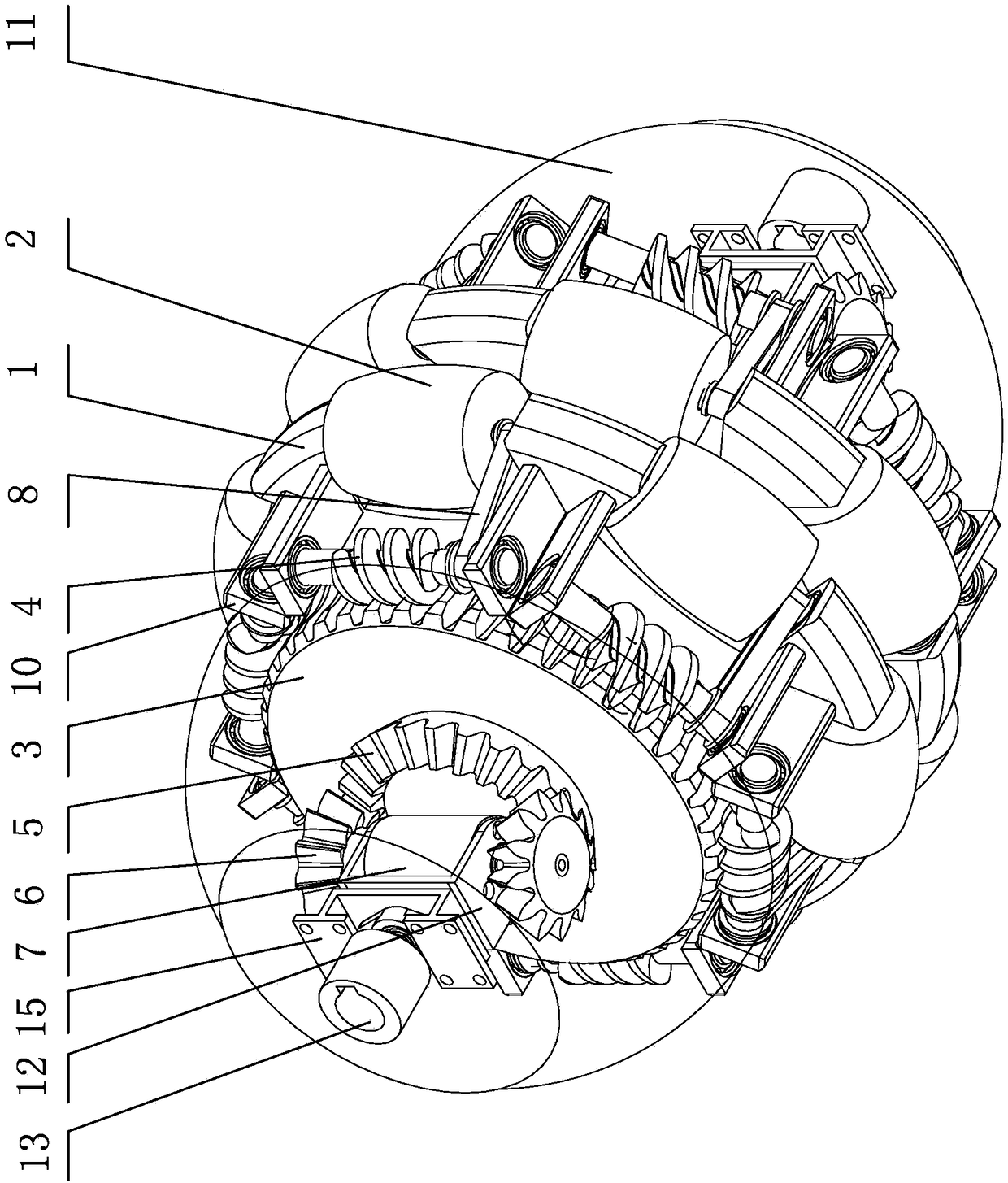 Omni-directional wheels for full range of motion