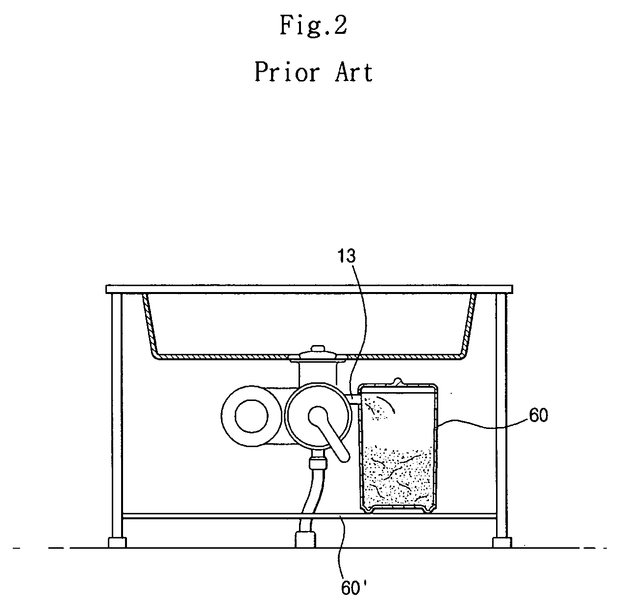 Device for treating food wastes