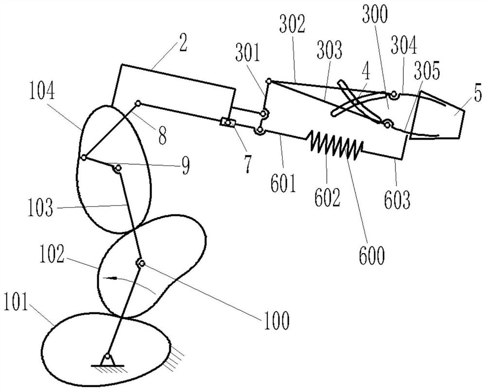 Probing type seedling taking device and one-way feeding seedling taking method