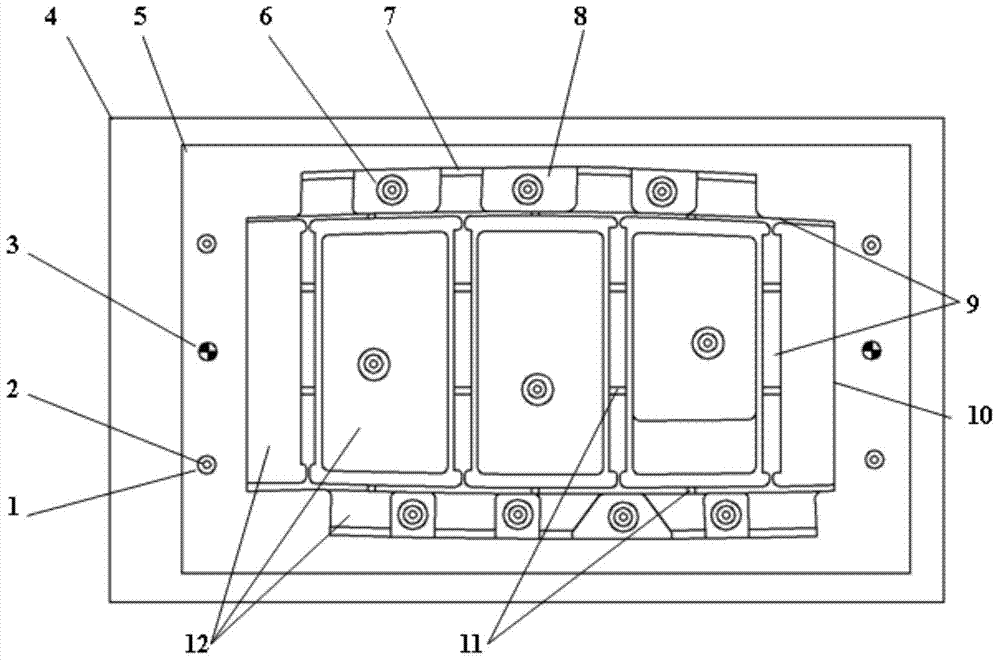 Method for numerical control machining of large aircraft rib parts